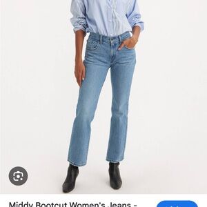 Levi’s Middy Bootcut Jeans Size 26 x 31
